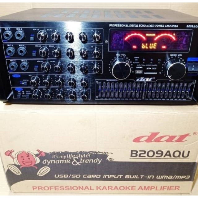 AMPLIFIER KARAOKE DAT B-209AQU ORIGINAL