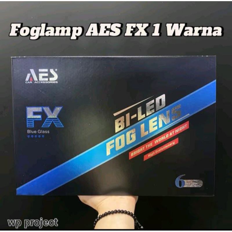 Foglamp aes FX Non Laser 3 inch 1 Warna Blue lens FOGLAMP AES fx Foglemp