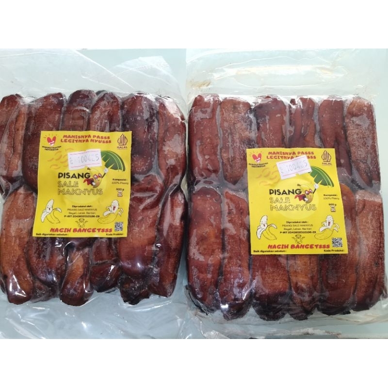 

Sale Pisang Basah Asap Manis Madu 500g