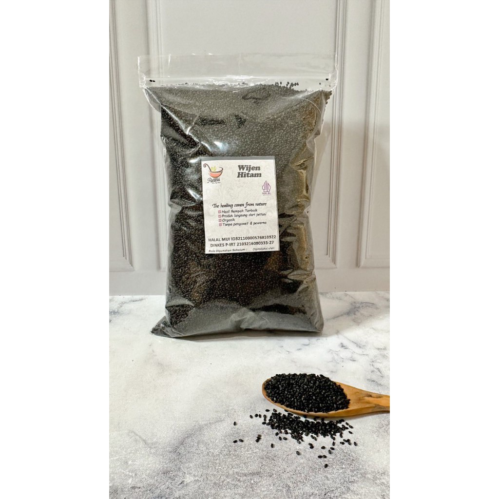 

Wijen Hitam Pilih Varian Berat - Rempah Bu Risma