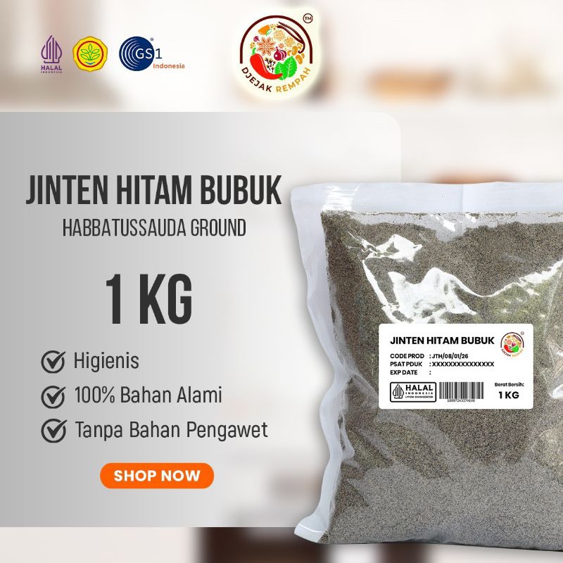 

Jinten Hitam Bubuk / Habbatussauda Powder (Kemasan 250 Gr - 500 Gr)
