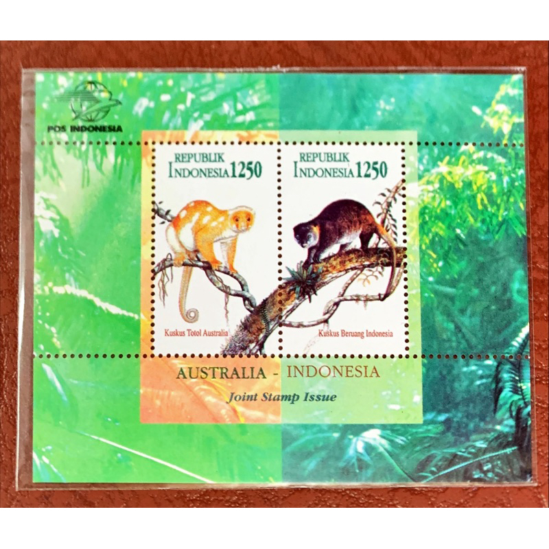 

PRANGKO INDONESIA 1996 SS PENERBITAN PRANGKO BERSAMA INDONESIA - AUSTRALIA . MNH