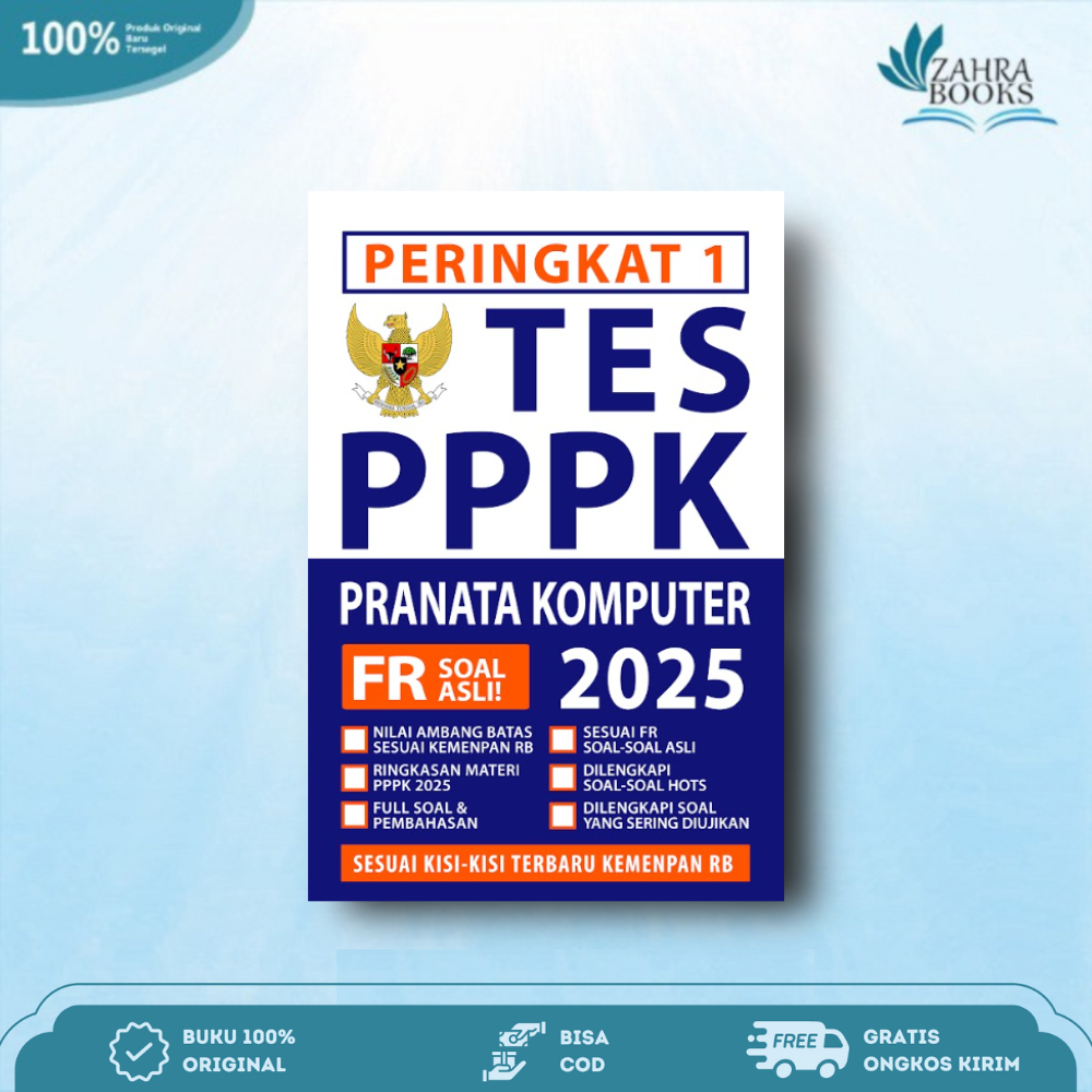Buku Peringkat 1 PPPK PRANATA KOMPUTER 2025 - Media Eduka