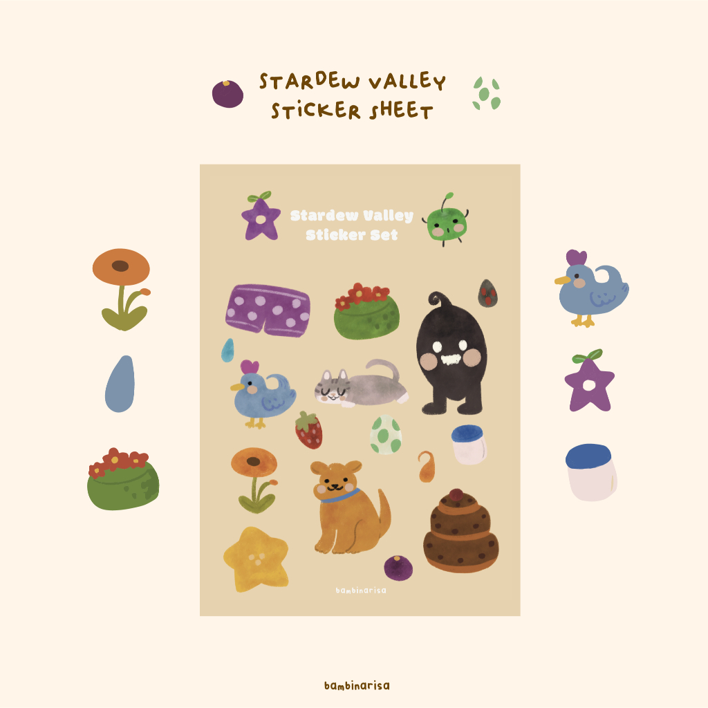 

Stardew Valley Sticker Set