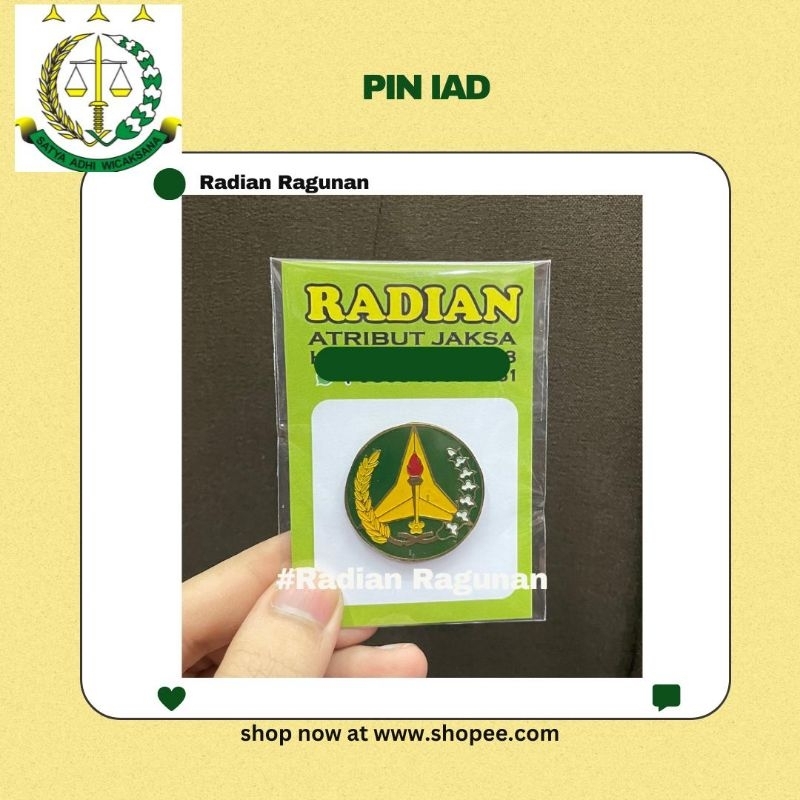 PIN IAD | KEJAKSAAN RI