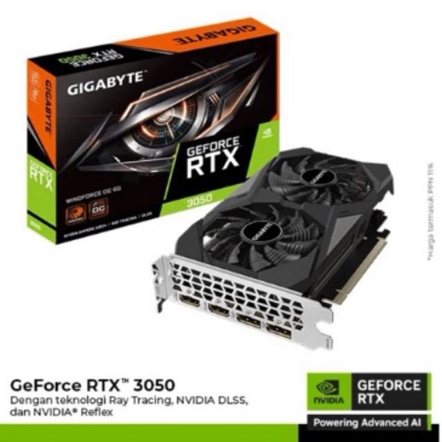 VGA GIGABYTE RTX 3050 6GB DDR6
