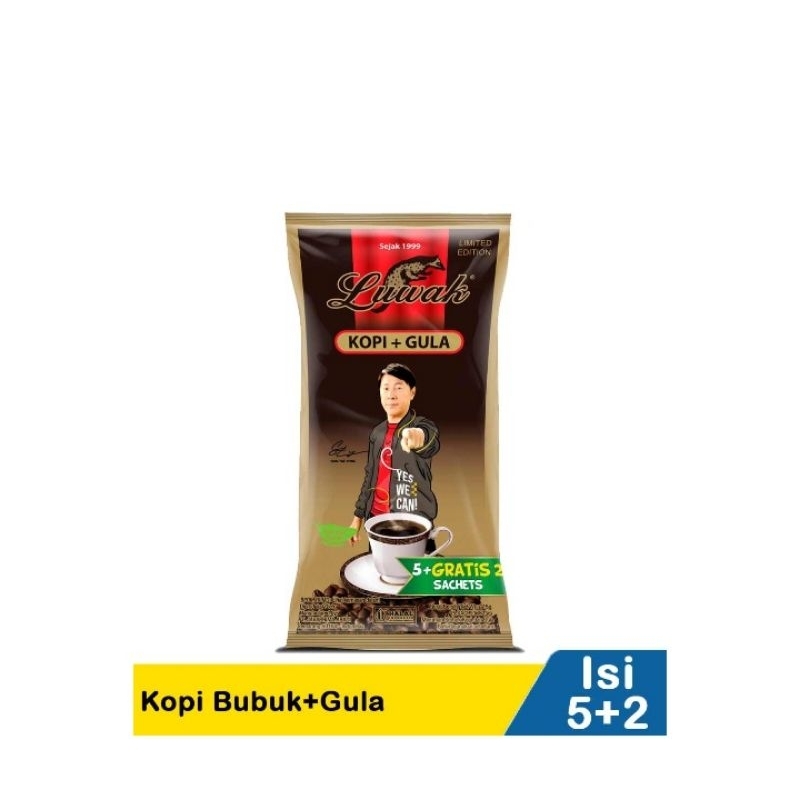 

Luwak Kopi Bubuk+Gula (5+2) 23G