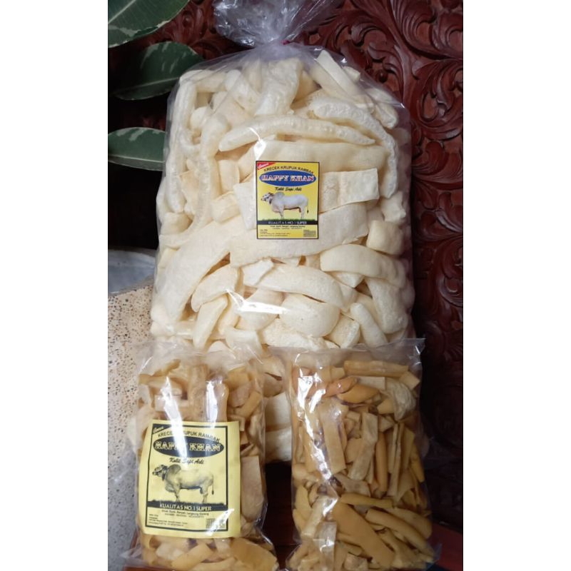 

Krupuk Rambak Premium Mentah Jenis Stik Lebar 500Gram