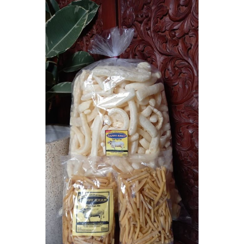 

Krupuk Rambak Premium Mentah Jenis Stik Mie