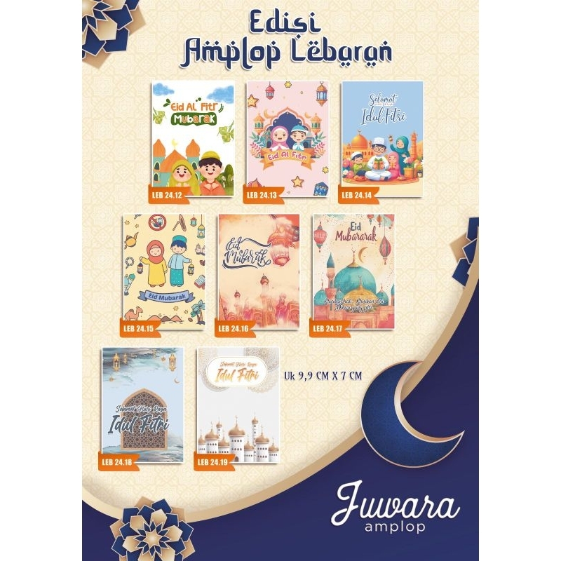 

Amplop Lebaran Juwara Seri Kecil Kode 24.12 - 24.19 Harga Termurah