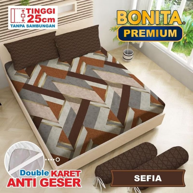 Sprei Bonita Elegant Ukuran King 180x200 Sprei Bonita Premium Elegant