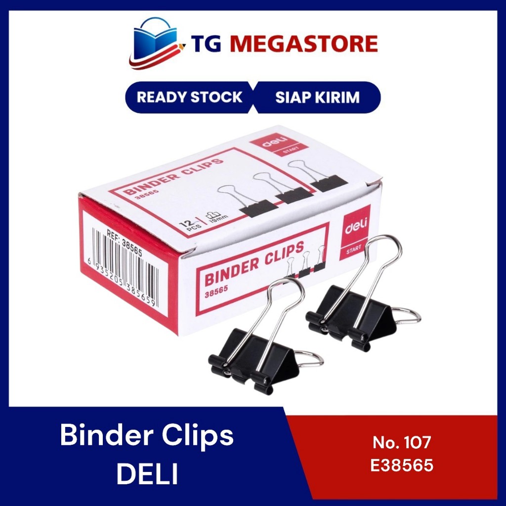 

Binder Clips Deli No. 107 - E38565