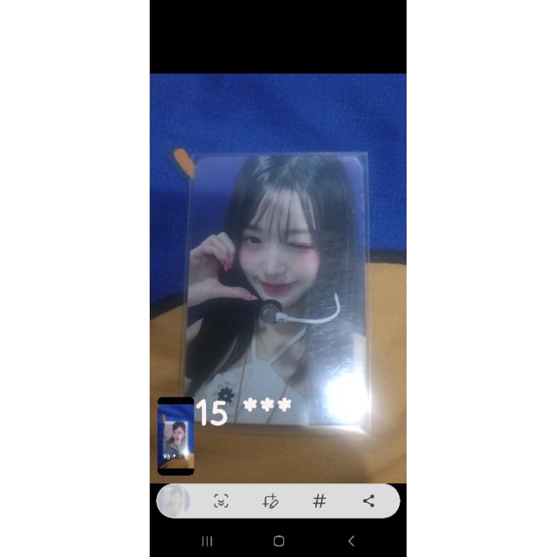 photocard wonyoung microfon