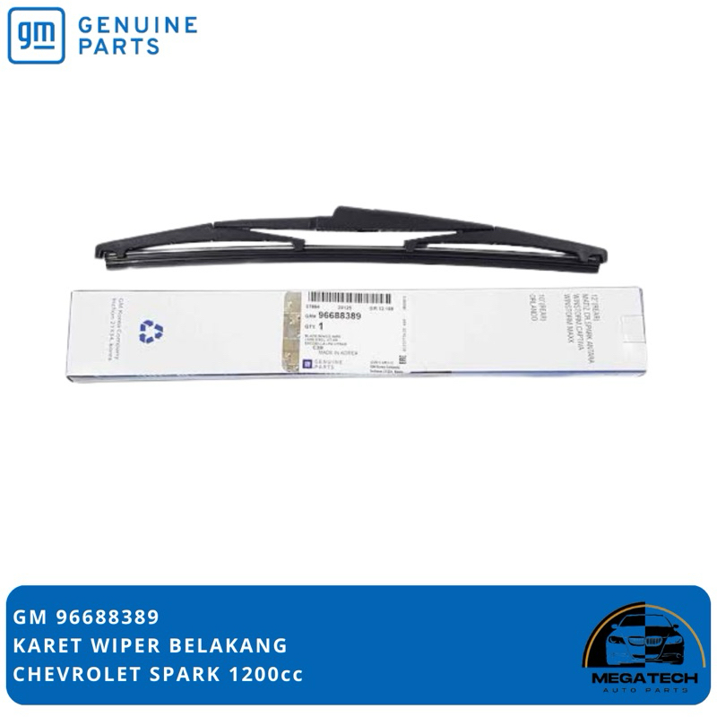 KARET WIPER BELAKANG CHEVROLET SPARK 1200cc ORIGINAL GM 96688389