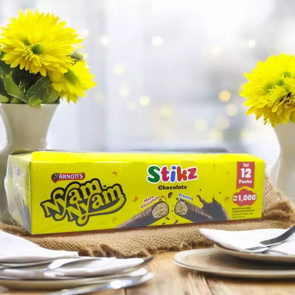 

(BOX) Nyam Nyam STIKZ Chocolate Crunchy (12 pcs)