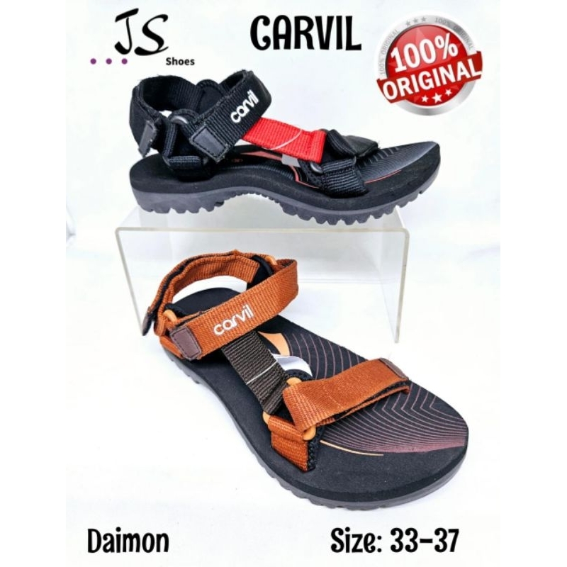 CARVIL DAIMON - SANDAL LET SANDAL GUNUNG ANAK COWOK MERK CARVIL ORIGINAL