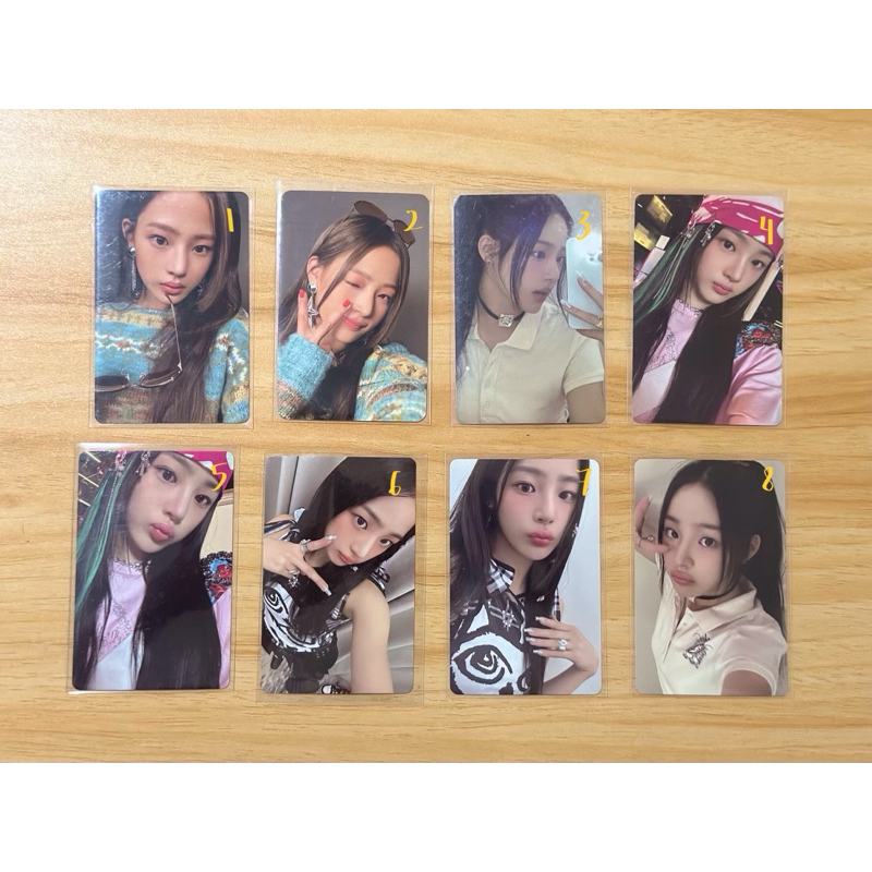 Photocard Minji New Jeans ver OMG & Weverse OMG & Get Up weverse