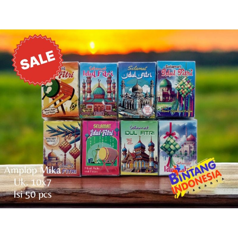 

Amplop Box Mika Lebaran 2025 Motif Islami