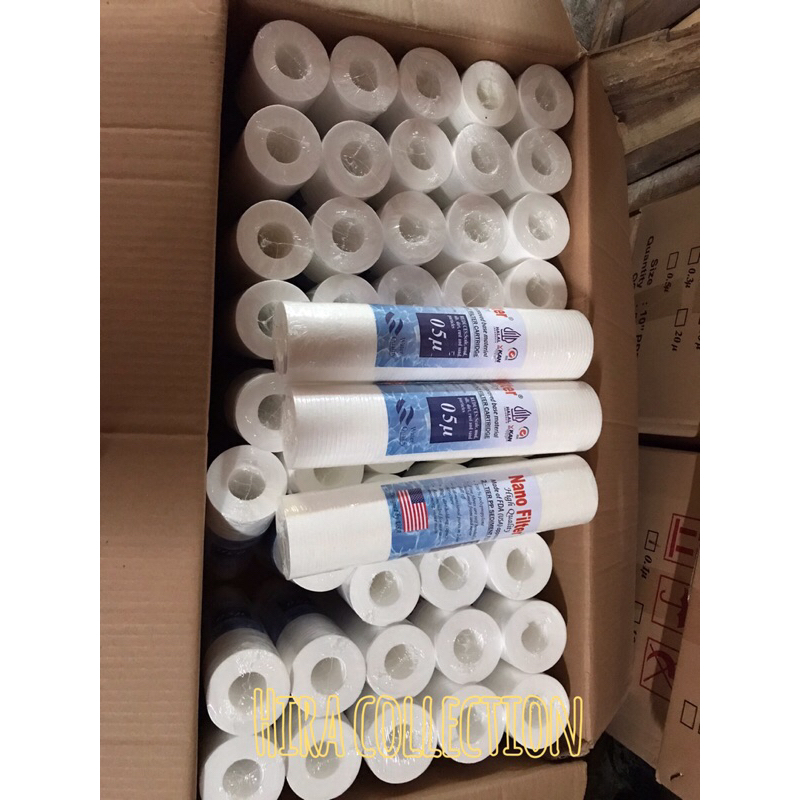 Cartridge Filter Air / Spoon Nano Filter Air 10inch / isi 50 pcs (1 dus)
