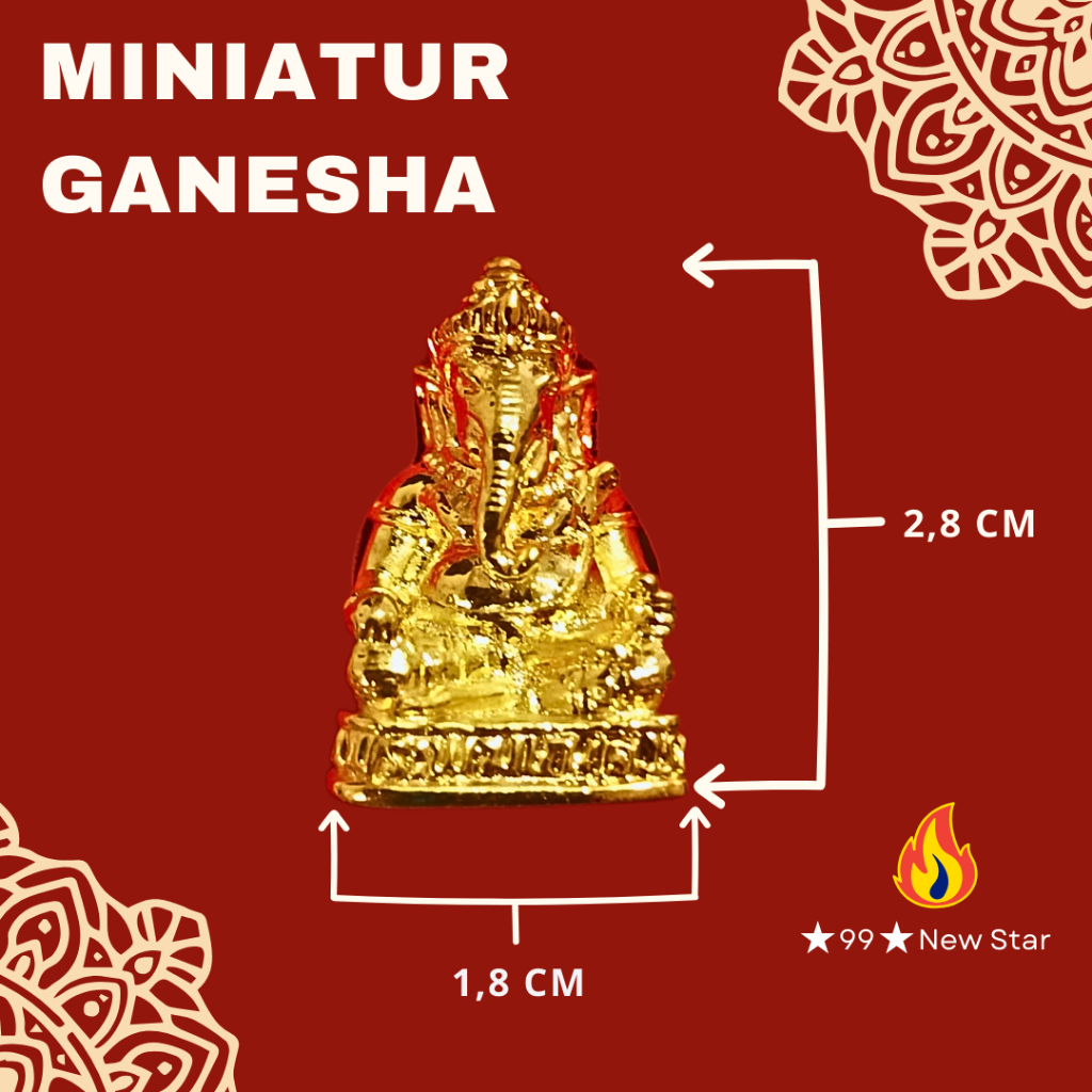 Miniatur Ganesha Thailand 29 gram