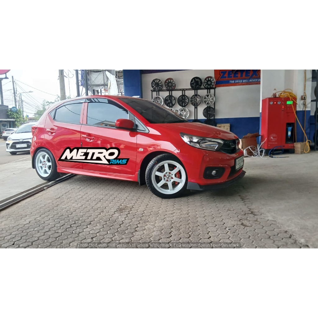 PAKET VELG PLUS BAN UNTUK MOBIL BRIO USE VELG HSR TOKYO R15 PLUS BAN ACCELERA 195 50 R15