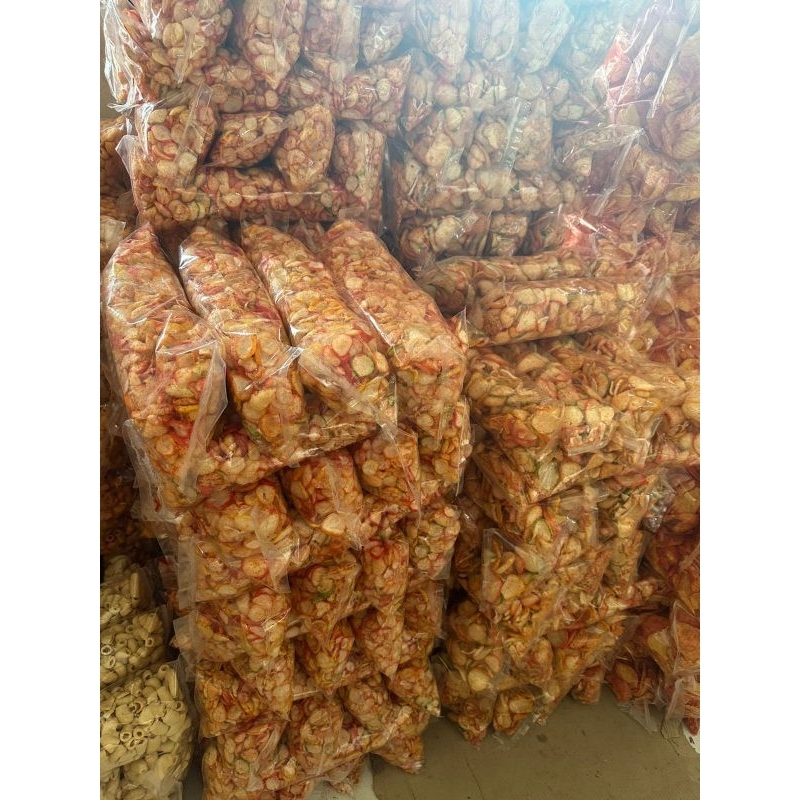 

kerupuk warna warni pedas