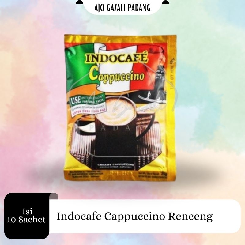 

Indocafe Cappucino - Kopi Instant - Isi 10 sachet / renceng