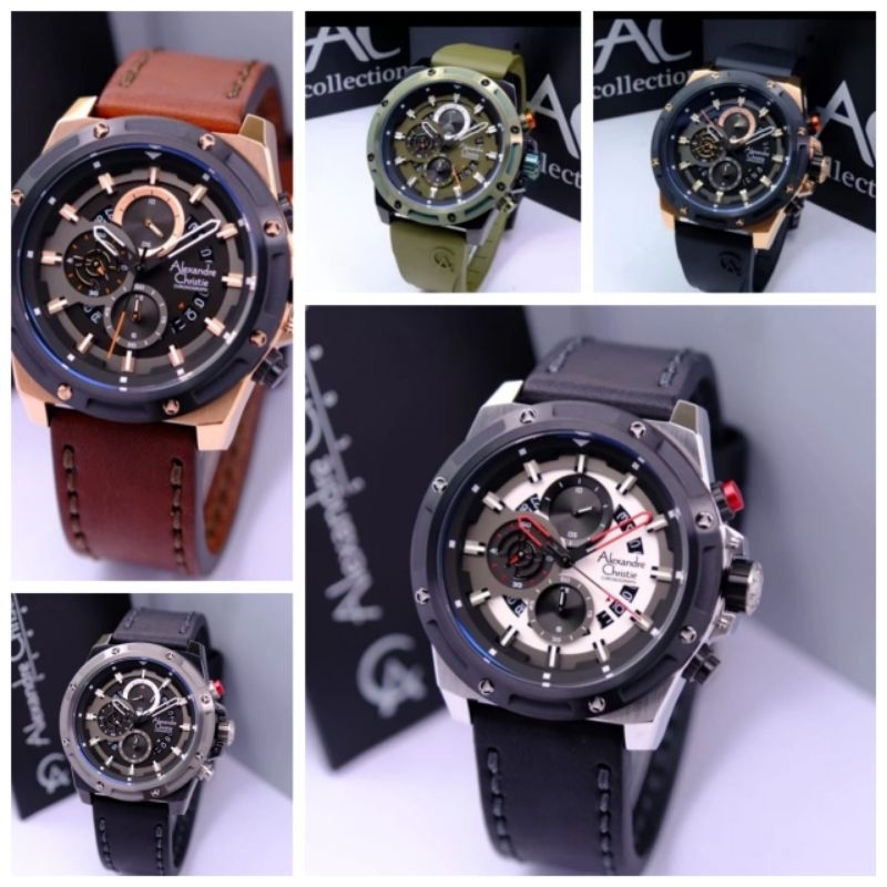 JAM TANGAN PRIA ALEXANDRE CHRISTIE 6506/AC6506MC/AC 6506 ORIGINAL