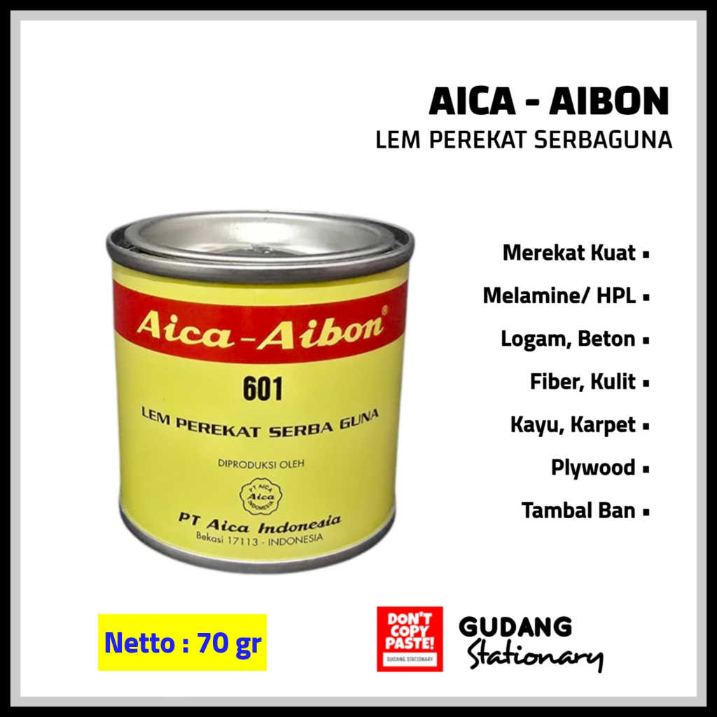 

Lem Perekat Serbaguna AICA - AIBON 70 Gram