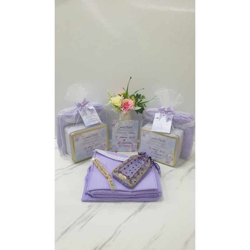 souvenir mengenang 40 hari/100 harian/hampers paket mukena dewasa/hampers paket yasin tahlil/souveni