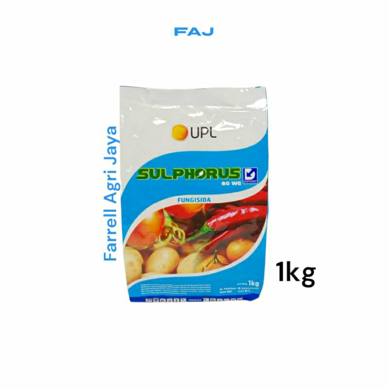 FUNGISIDA SULPHORUS 80WG 1KG BELERANG UNTUK BERCAK DAUN ANTRAKNOSA