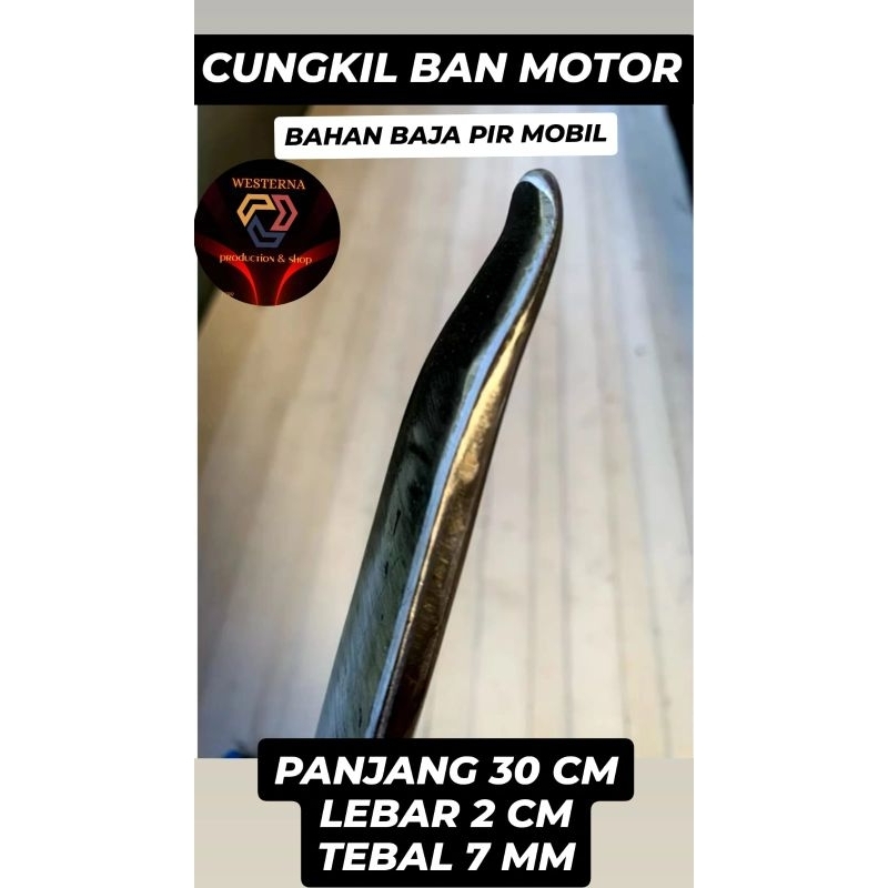 cungkil ban motor, alat cungkil ban,alat pencongkel ban,jugil ban motor bahan baja pir mobil,alat pe