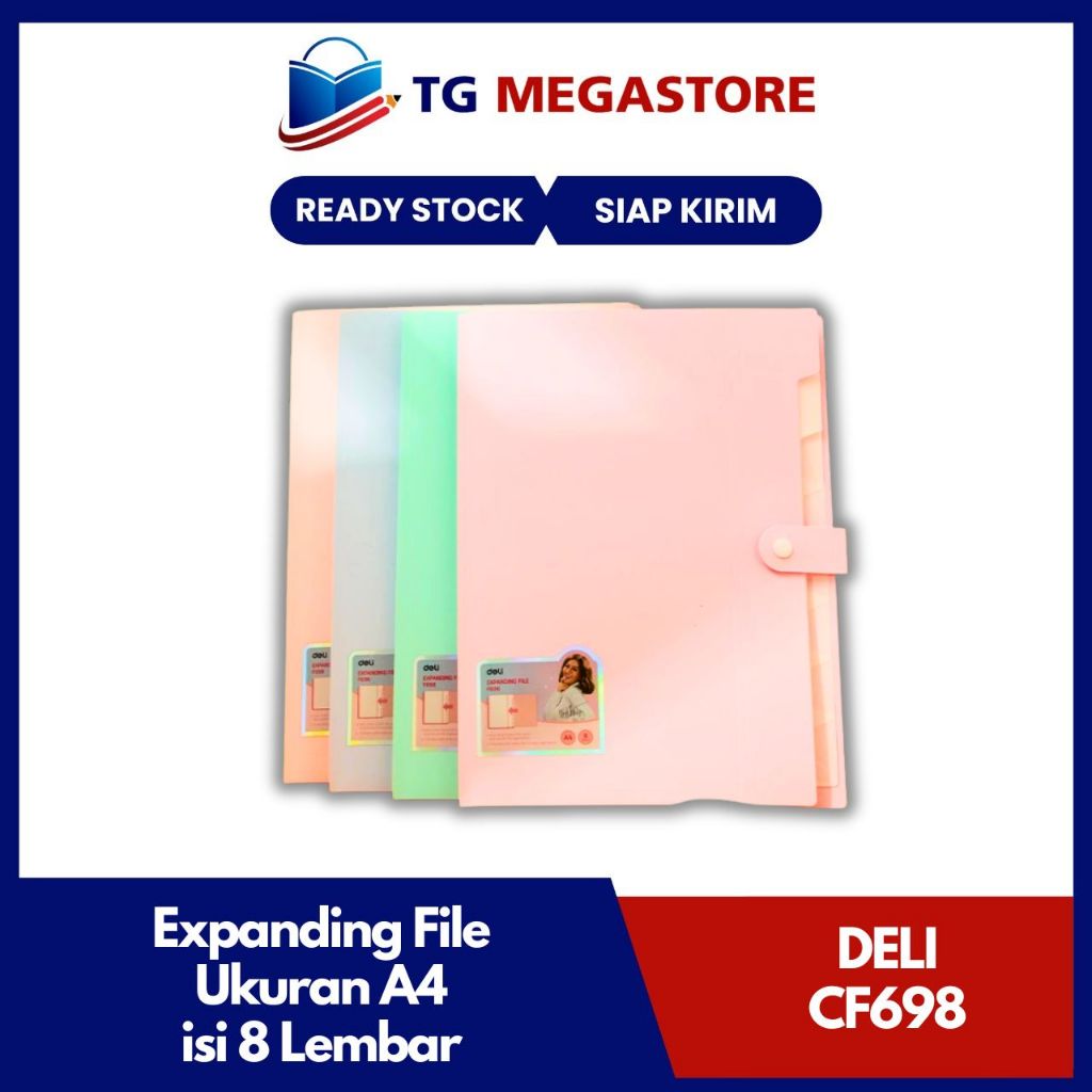 

Deli Expanding File Ukuran A4 isi 8 Lembar [ Edisi AGNEZ MO ] - CF698