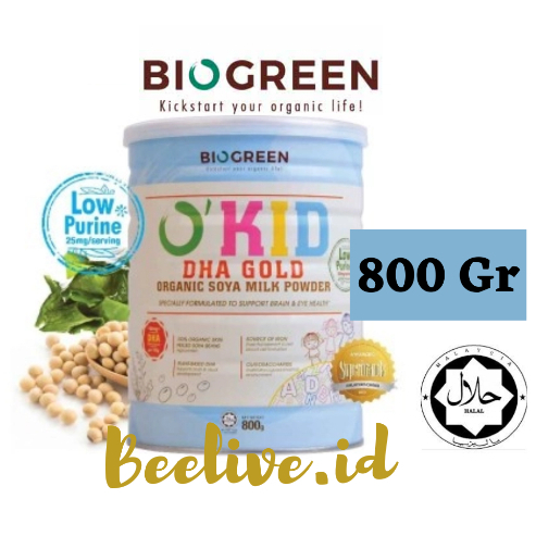 

HALAL BIOGREEN O KID SOY MILK SUSU INTOLERANT LACTOSE SUSU SOYA ORGANIK BUKAN ISOMIL SIMILAC CAREMIL