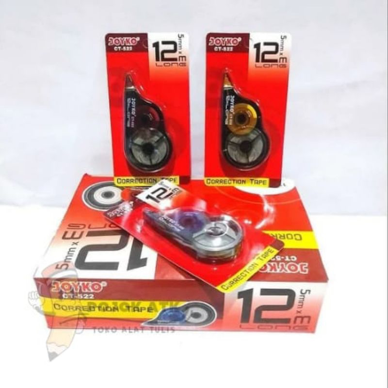 

Correction Tape / Tipe X Pita Joyko CT-522