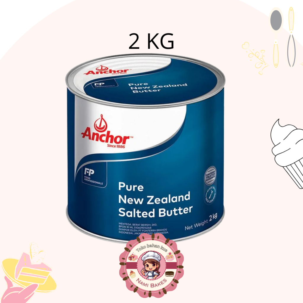 

Anchor Salted Butter / Mentega 2 kg / 2000 gram ED MARET 2026