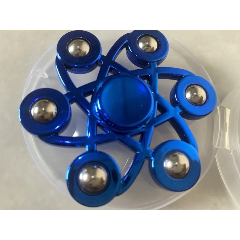 mainan Hand Spinner besi Body Chrome
