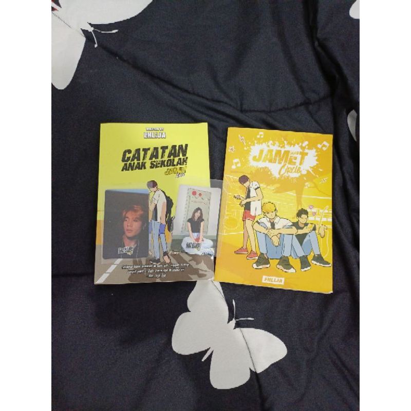 PRELOVED NOVEL EHLIJA - JAMET CIRCLE & CATATAN ANAK SEKOLAH ORI BY ID.AKAD