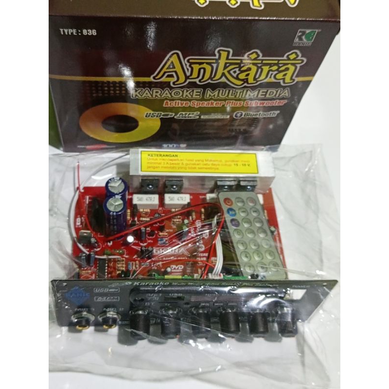 Kit aktif speaker stereo mp3 bluetooth ankara