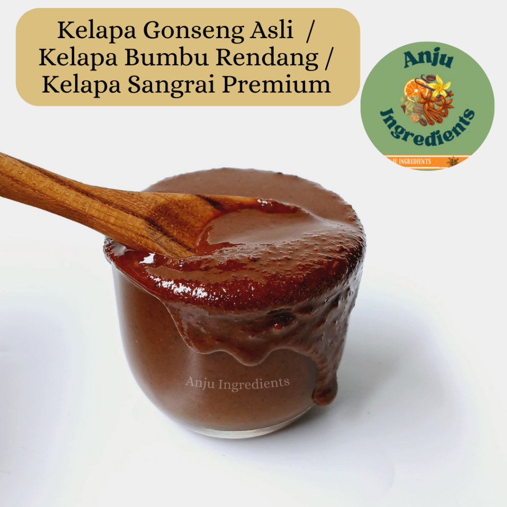 

Kelapa Gonseng Asli 100gram / Kelapa Bumbu Rendang / Kelapa Giling / Kelapa Sangrai Premium