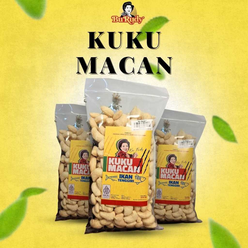 

Kuku Macan Bu Rudy original Ikan tenggiri kemasan 200gr