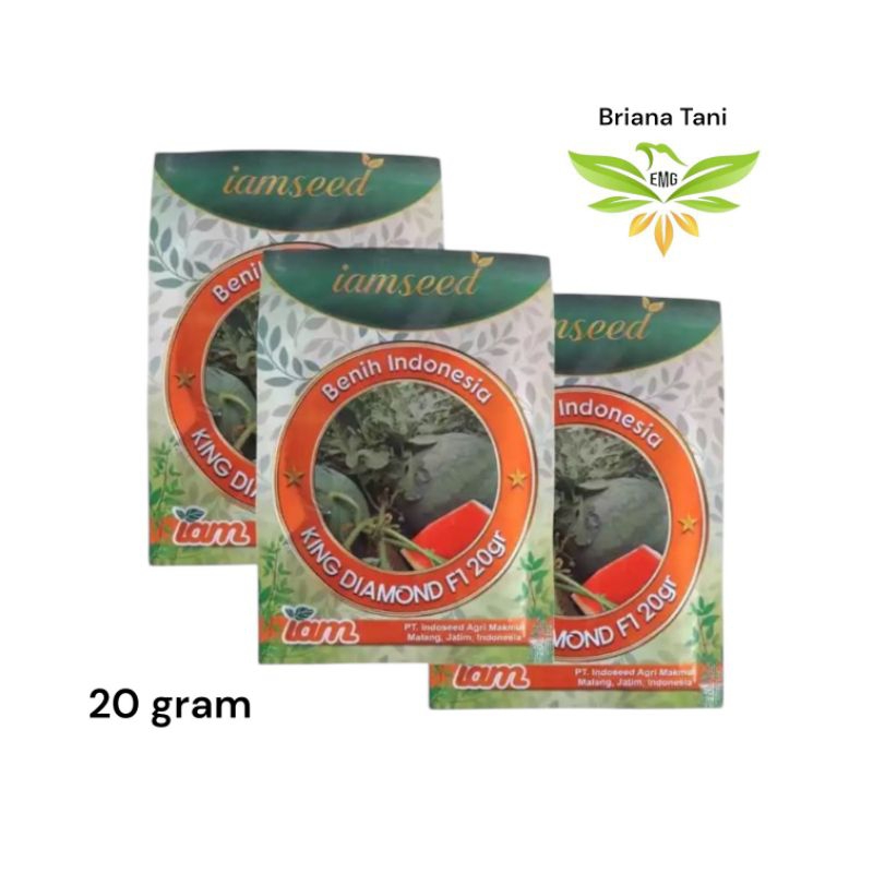 ￼King Diamond F1 20gr Benih Buah Semangka Non Biji Iam Seed Madrid