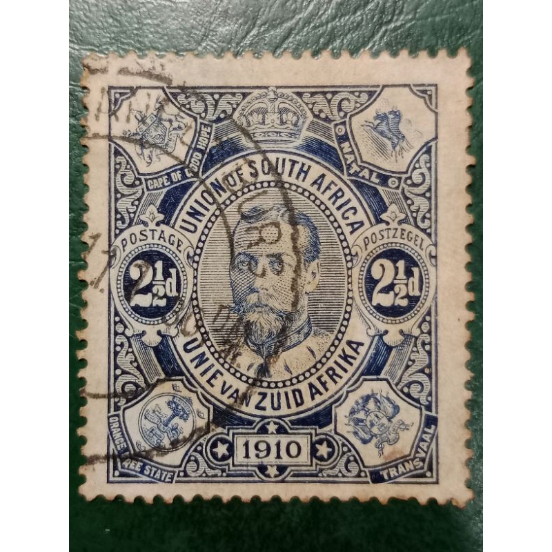 

Prangko South Africa kuno 2½ Penny tahun 1910 USED