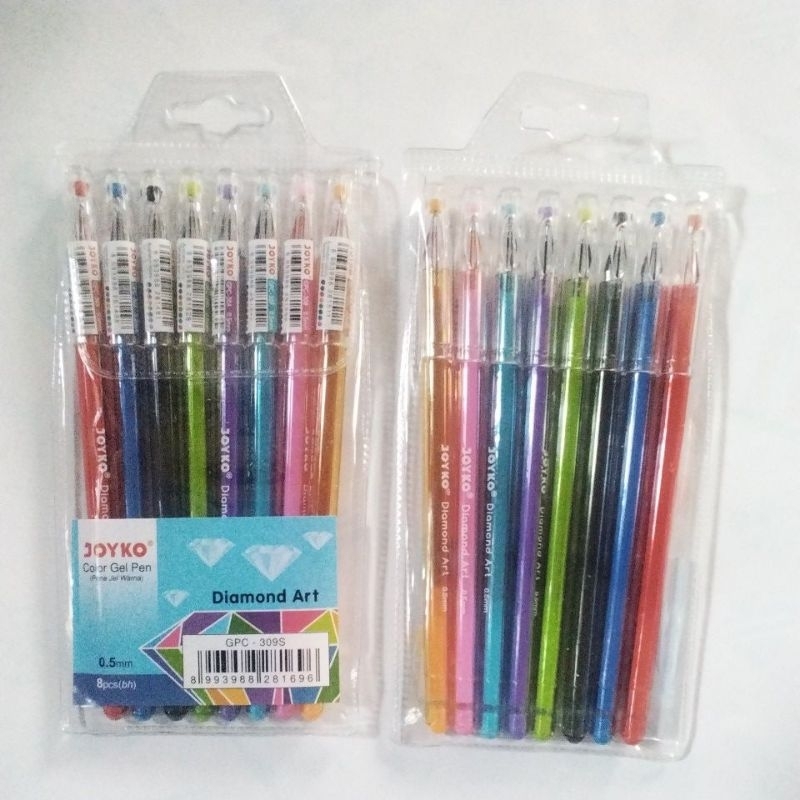 

Pen Gel Joyko GPC -309S Diamond Art 8warna