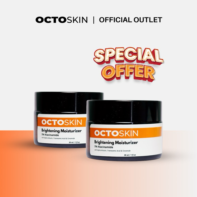 OCTOSKIN Paket Bundling 2pcs Octoskin Brightening Moisturizer 30ml