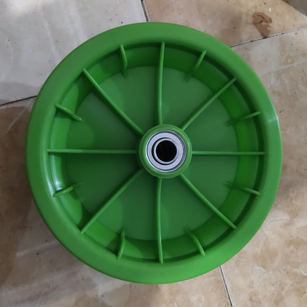 Velg Gerobak Pasir Hijau/Velg PVC Hijau/Velg ban gerobak/Velg awet PVC
