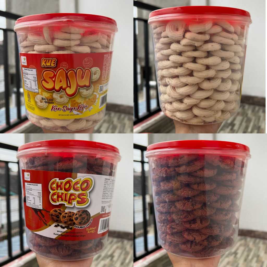 

KUE SAJU / SAGU KEJU 470 GRAM & CHOCO CHIP 540 GRAM