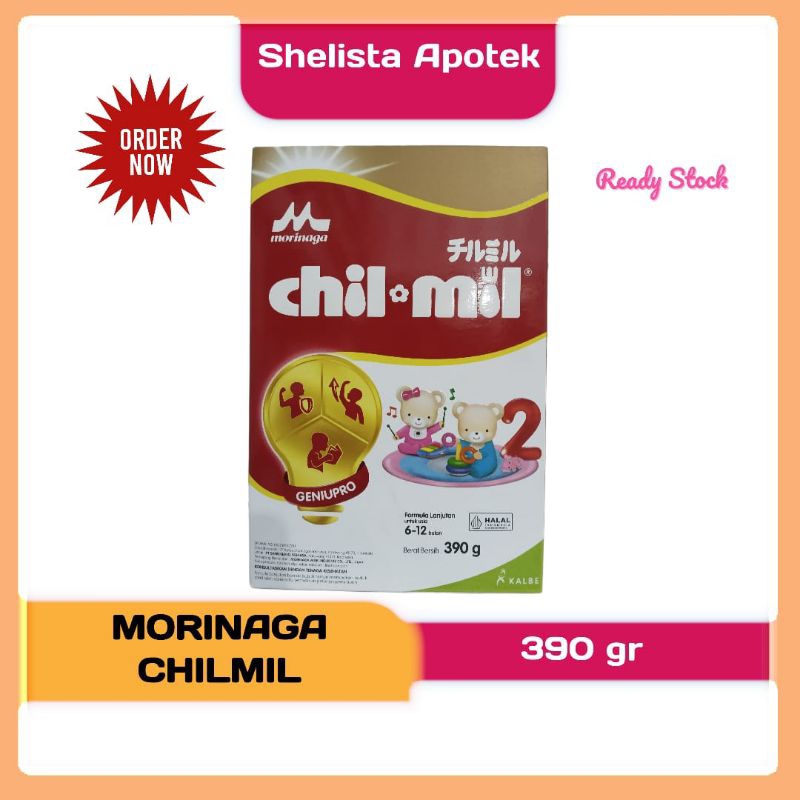 MORINAGA CHIL MIL bayi 6-12 Bulan 390 gram / Susu Formula Bubuk bayi 6-12 bulan