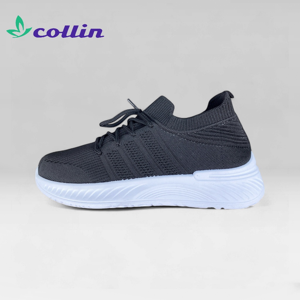 COLLIN [FREE BOX] sepatu rajut tali sneakers sepatu pria wanita CLL1512&H --- A2