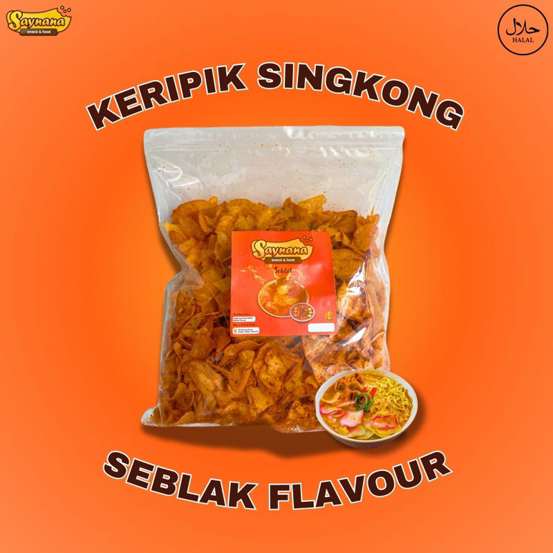 

Saynana Keripik Singkong Seblak 1kg